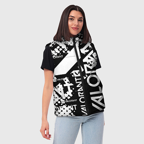 Женский жилет Valorant / 3D-Черный – фото 3
