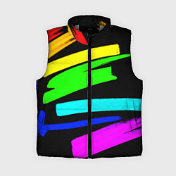 Женский жилет НЕОНОВЫЕ КРАСКИ, цвет: 3D-светло-серый