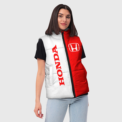 Женский жилет HONDA / 3D-Черный – фото 3