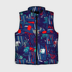 Женский жилет Спортивный стиль, цвет: 3D-черный