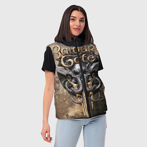 Женский жилет Baldurs gate 3 / 3D-Черный – фото 3