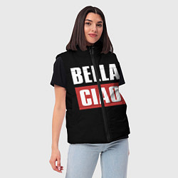 Женский жилет Bella Ciao, цвет: 3D-черный — фото 2