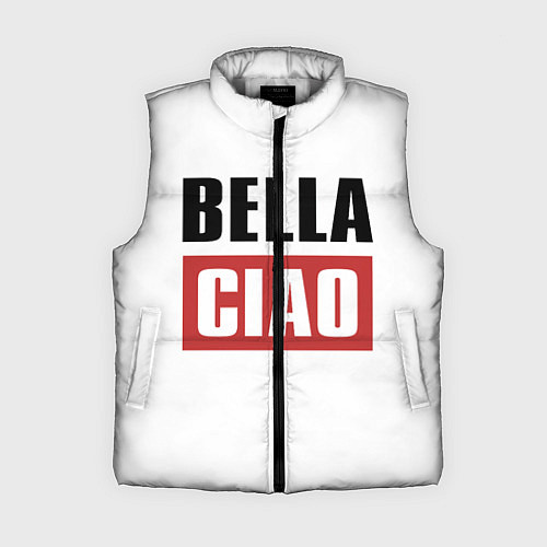 Женский жилет Bella Ciao / 3D-Светло-серый – фото 1