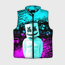 Женский жилет Fortnite Marshmello, цвет: 3D-красный