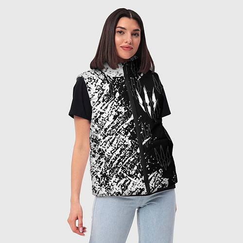 Женский жилет The Witcher / 3D-Черный – фото 3