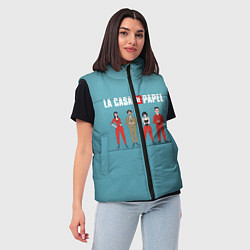 Женский жилет БУМАЖНЫЙ ДОМ, цвет: 3D-черный — фото 2