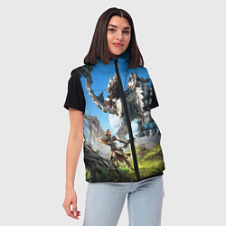 Женский жилет HORIZON ZERO DAWN, цвет: 3D-красный — фото 2