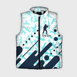 Женский жилет CS GO КС ГО, цвет: 3D-черный