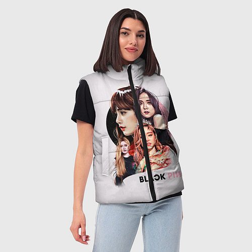 Женский жилет Blackpink / 3D-Черный – фото 3