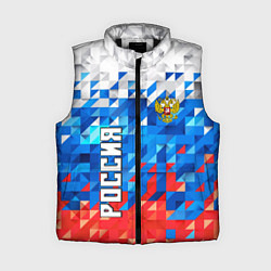 Женский жилет RUSSIA SPORT, цвет: 3D-черный