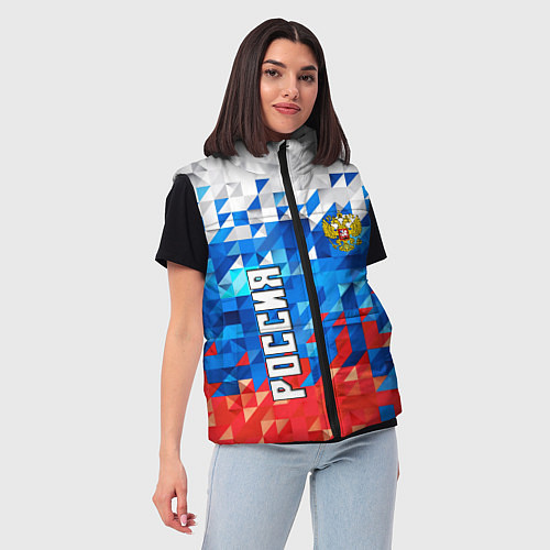 Женский жилет RUSSIA SPORT / 3D-Черный – фото 3