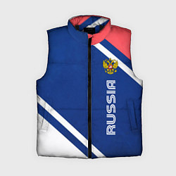 Женский жилет RUSSIA SPORT, цвет: 3D-черный