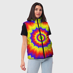 Женский жилет Tie-Dye, цвет: 3D-черный — фото 2
