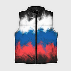 Женский жилет Россия, цвет: 3D-черный