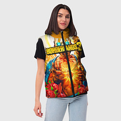 Женский жилет Borderlands 3, цвет: 3D-черный — фото 2