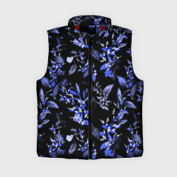 Женский жилет Ночные цветы, цвет: 3D-красный