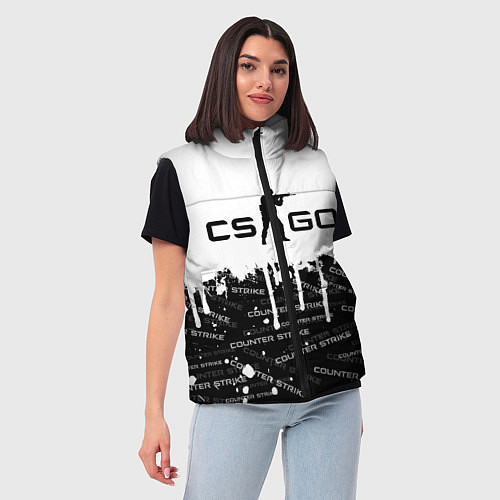 Женский жилет COUNTER STRIKE / 3D-Красный – фото 3