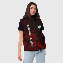 Женский жилет BMW, цвет: 3D-красный — фото 2