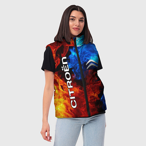 Женский жилет CITROEN / 3D-Черный – фото 3