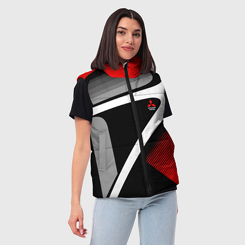 Женский жилет Mitsubishi ФОРМА / 3D-Светло-серый – фото 3