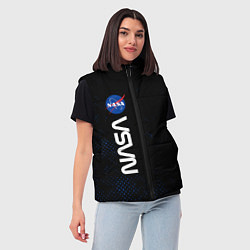 Женский жилет NASA НАСА, цвет: 3D-черный — фото 2