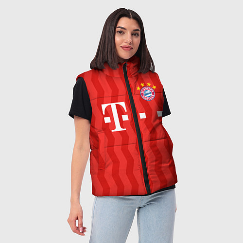 Женский жилет FC Bayern Munchen униформа / 3D-Красный – фото 3