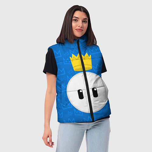 Женский жилет Fall guys / 3D-Красный – фото 3