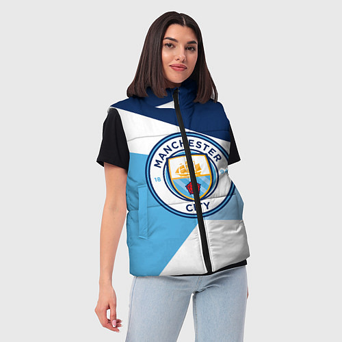 Женский жилет MANCHESTER CITY EXLUSIVE / 3D-Светло-серый – фото 3