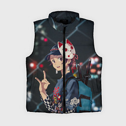 Женский жилет Танджиро Камадо, цвет: 3D-черный
