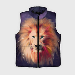 Женский жилет Звездный Лев, цвет: 3D-черный