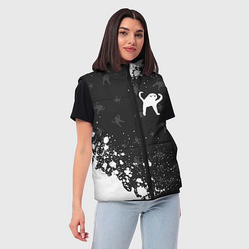 Женский жилет ЪУЪ СЪУКА / 3D-Черный – фото 3