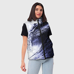 Женский жилет Волна, цвет: 3D-красный — фото 2