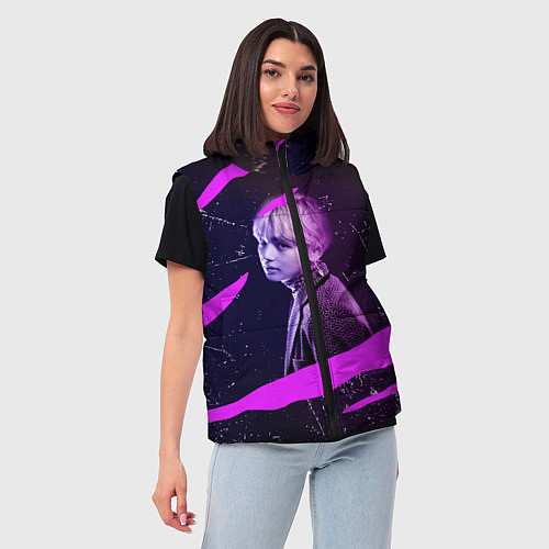 Женский жилет BTS / 3D-Черный – фото 3