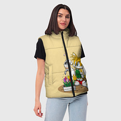 Женский жилет Sonic, цвет: 3D-красный — фото 2