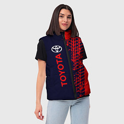Женский жилет TOYOTA ТОЙОТА, цвет: 3D-красный — фото 2