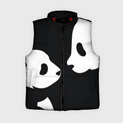 Женский жилет Panda, цвет: 3D-красный
