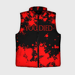Женский жилет DARK SOULS, цвет: 3D-красный