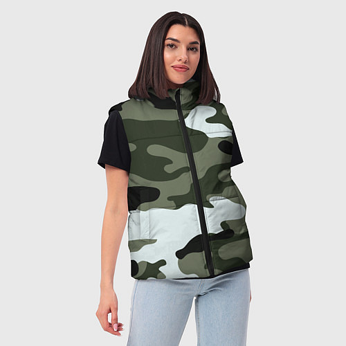 Женский жилет Camouflage 2 / 3D-Красный – фото 3