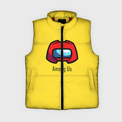 Женский жилет Among UsLoGo, цвет: 3D-красный