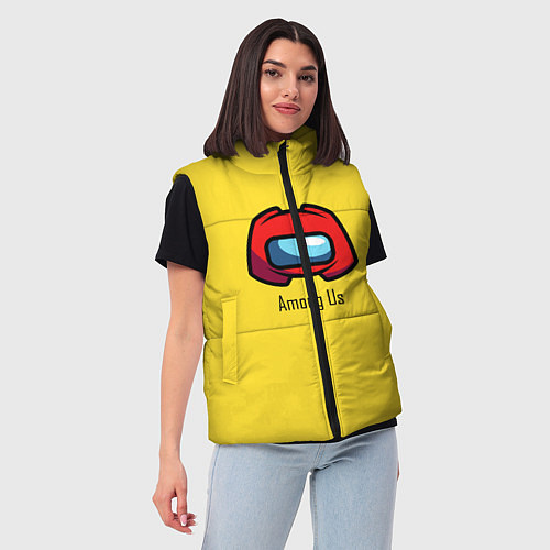 Женский жилет Among UsLoGo / 3D-Красный – фото 3