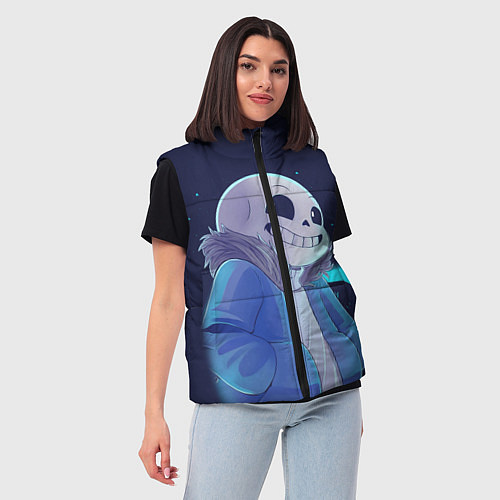 Женский жилет UNDERTALE / 3D-Черный – фото 3