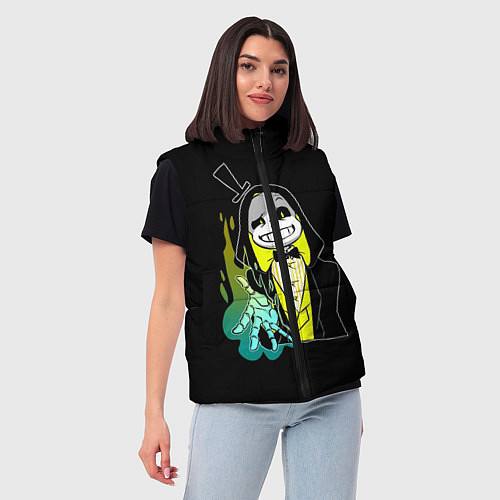 Женский жилет UNDERTALE / 3D-Черный – фото 3