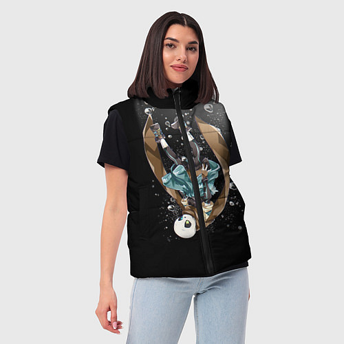 Женский жилет UNDERTALE / 3D-Черный – фото 3