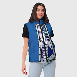 Женский жилет КУРТКА САНСА SANS, цвет: 3D-черный — фото 2