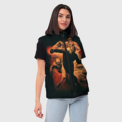 Женский жилет Федор Емельяненко Император, цвет: 3D-красный — фото 2