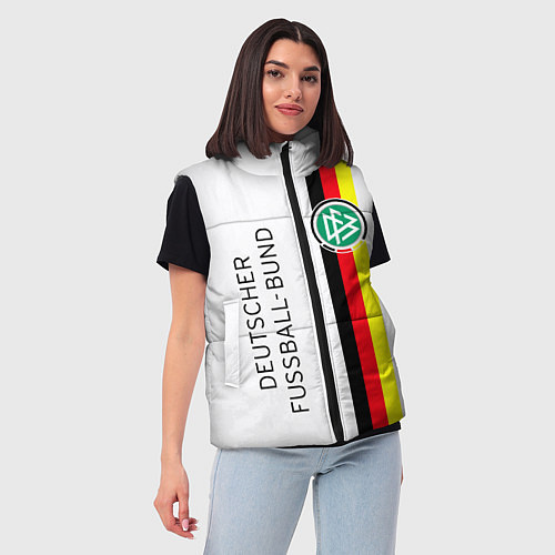 Женский жилет СБОРНАЯ ГЕРМАНИЯ / 3D-Черный – фото 3
