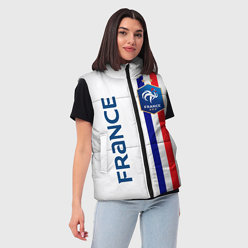 Женский жилет СБОРНАЯ ФРАНЦИЯ / 3D-Черный – фото 3