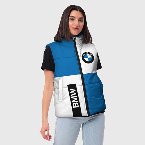 Женский жилет BMW / 3D-Черный – фото 3