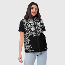 Женский жилет Фэнтези мотылёк, цвет: 3D-светло-серый — фото 2