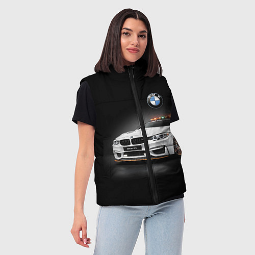 Женский жилет Safety car / 3D-Красный – фото 3